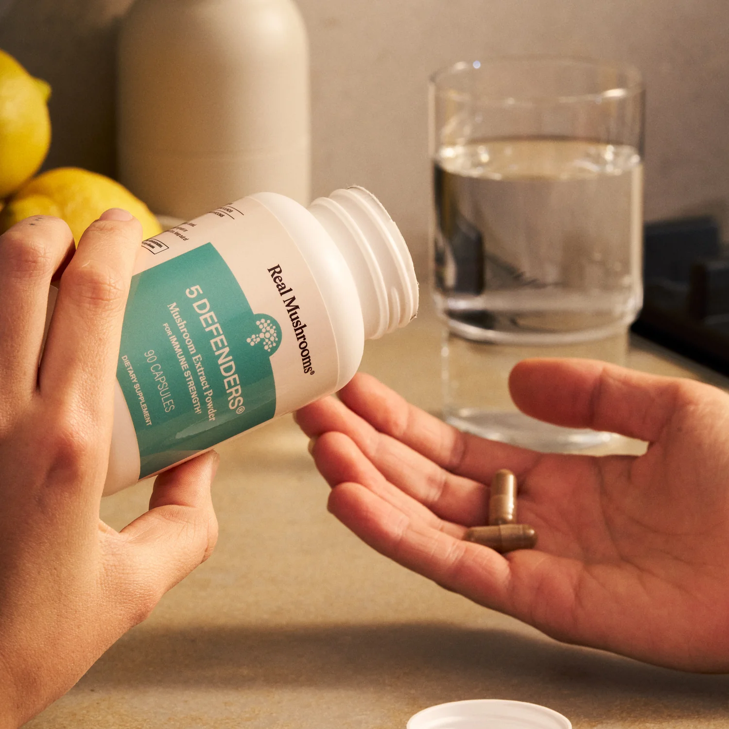 5 Defenders® Organic Mushroom Blend Capsules - Image 3